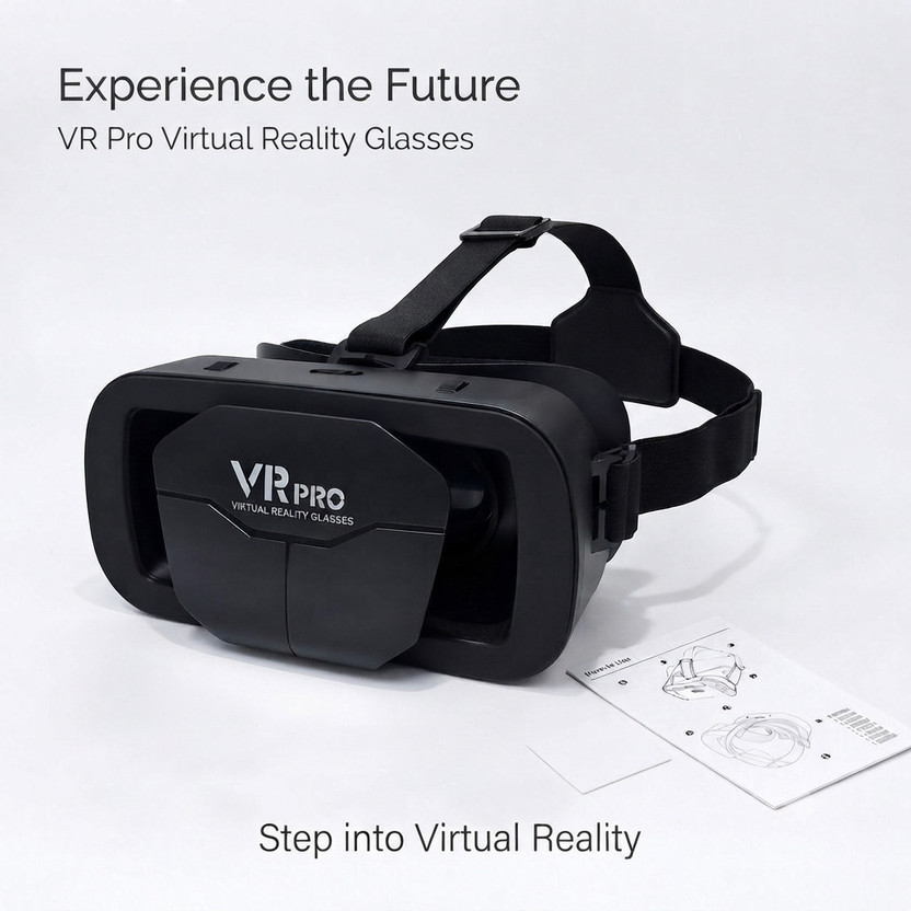 Buyitonline Buyitonline bvr!1 Video Glasses(Black) - Flipkart Deal