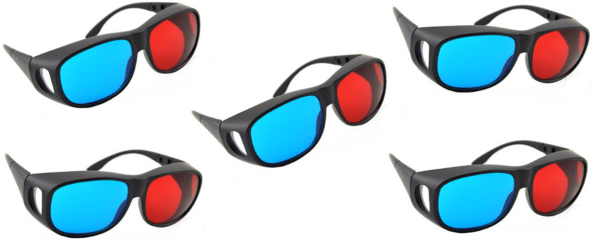 Punnkk Glasses Flipkart best selling product Video Glasses 3d Video for movies. Video Glasses(Black)