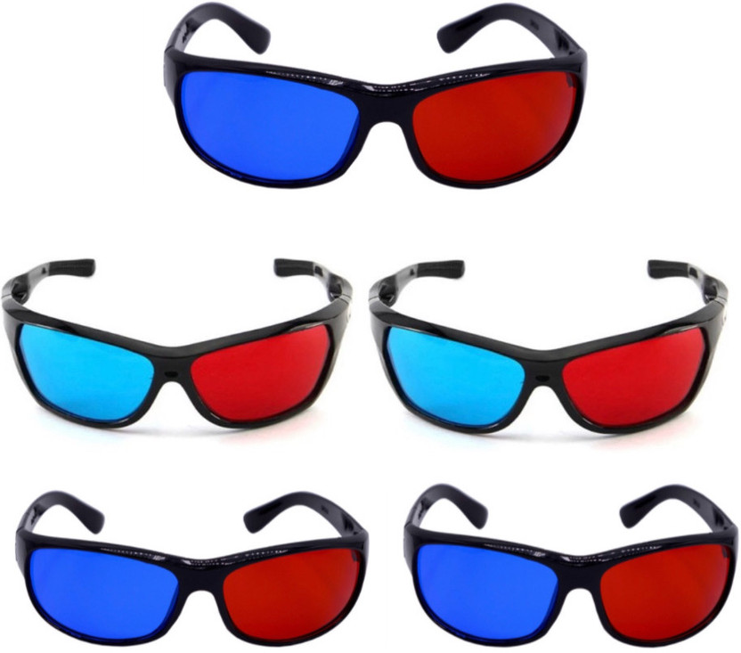 TRONICS INDIA RED CYAN 3D GLASSES-KY Video Glasses(Red, Blue)