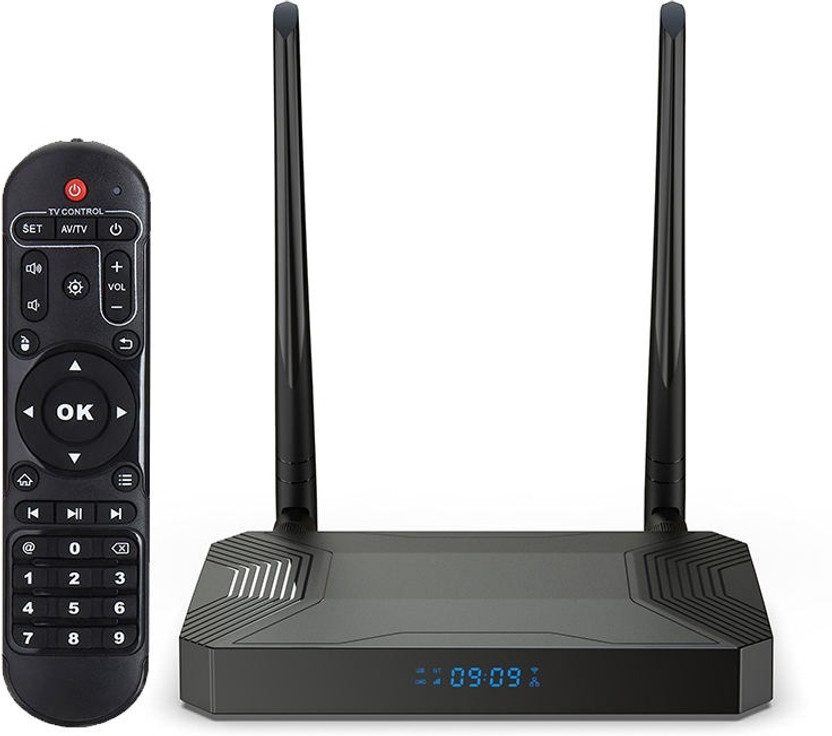 Orlov A007 4G LTE SIM Android TV Box 4GB RAM 32GB Storage 8K Streaming Media Streaming Device(Black)