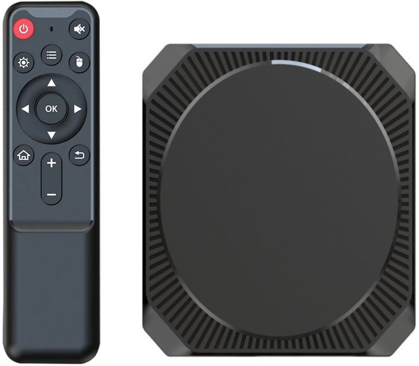 Techdash Android TV Box 0 inch Blu-ray Player(Black)
