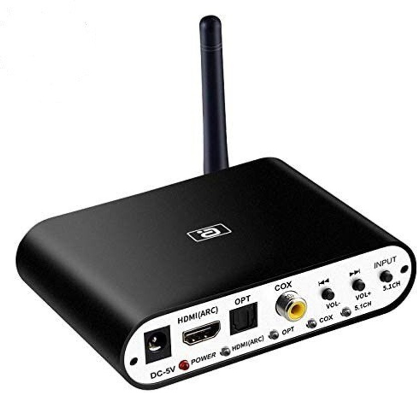Tobo DA615H 5.1CH Audio Decoder 5.0 Ricevitore DAC Audio ottico coassiale U ARC 1080 inch Blu-ray Player(Black)