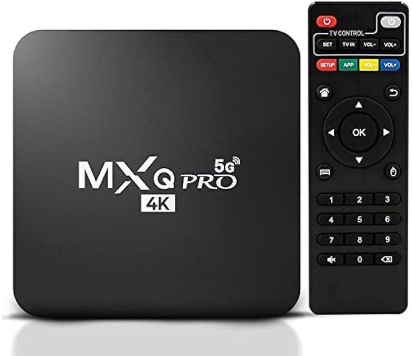 MXQ Upgraded Ultra HD Box | 4GB RAM 32GB Storage Media Streaming Device 10 inch Blu-ray Player(Black)