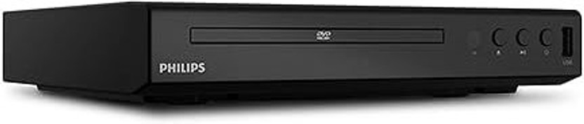 PHILIPS EP200 Multi Zone Region Free DVD Player 1080P HDMI USB 2.0 A/V Output 0 inch DVD Player(Black)