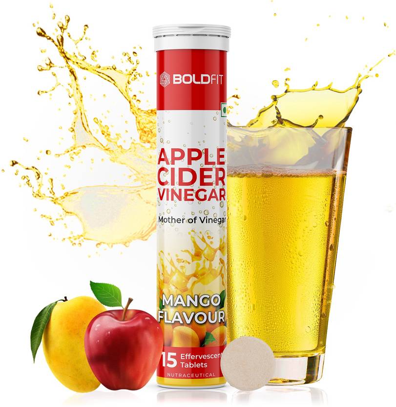 BOLDFIT Apple Cider Vinegar for Weight Loss Tablet With Mother