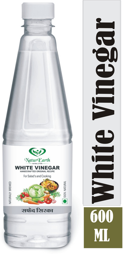 NaturEarth White Vinegar with Mother Vinegar(600x1) Vinegar(600 ml)