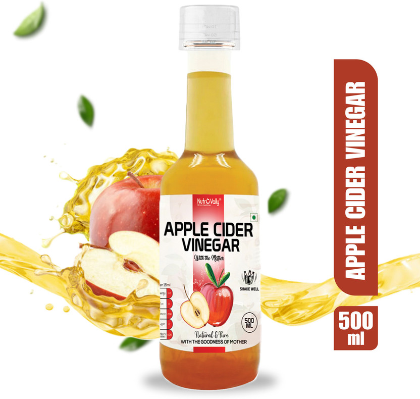 NutroVally apple cider vinegar for weight loss with Mother Vinegar(500 ml)
