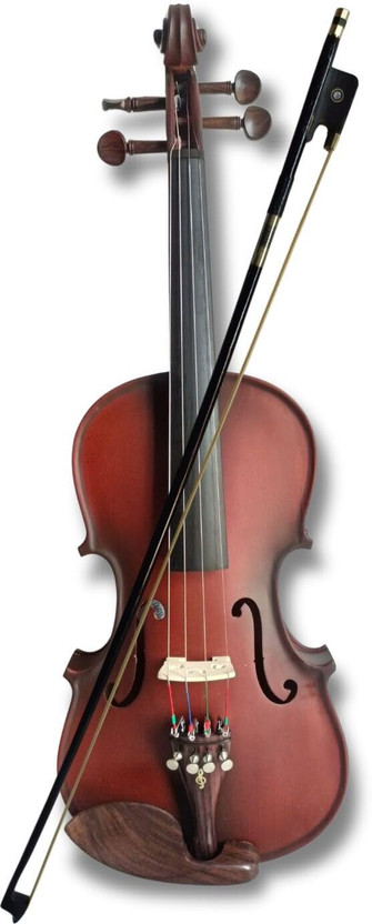 Pleasure Musical Works Best Sound 4/4 Acoustic Violin | Brown Matt Full-Size Violin 4/4 Classical (Modern) Violin(Brown Yes)