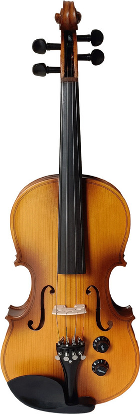 musical works Musical Works Premium Quality 4/4 Violin Set - Handcrafted for Exceptional Sound 4/4 Semi- Acoustic Violin(MATT Yes)