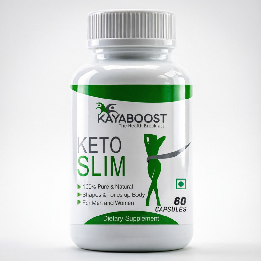 KAYABOOST Keto Slim Herbal Weight Management Capsules for Men & Women(60 Capsules)