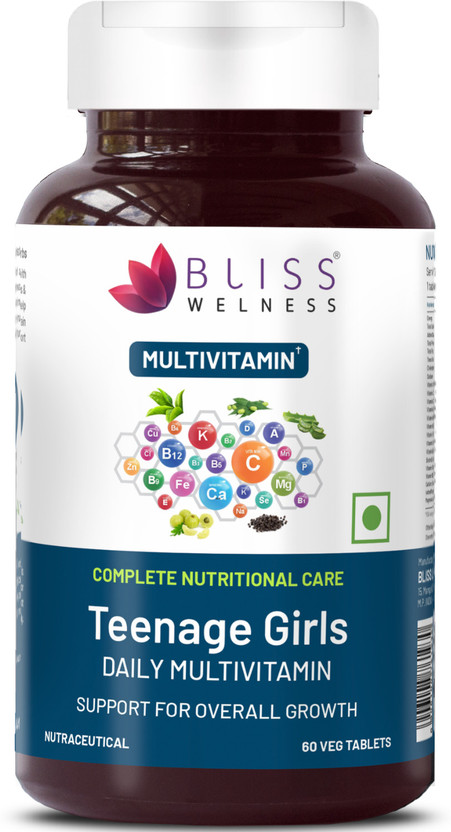 Bliss Welness Teen Age Girl multivitamin(60 Tablets)