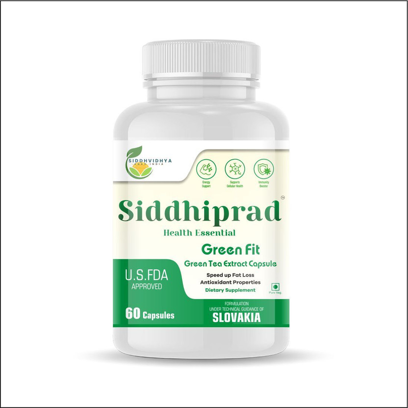 Siddhiprad Green Tea Extract for Weight Loss Capsule For Support Healthy Weight Management(60 Capsules)