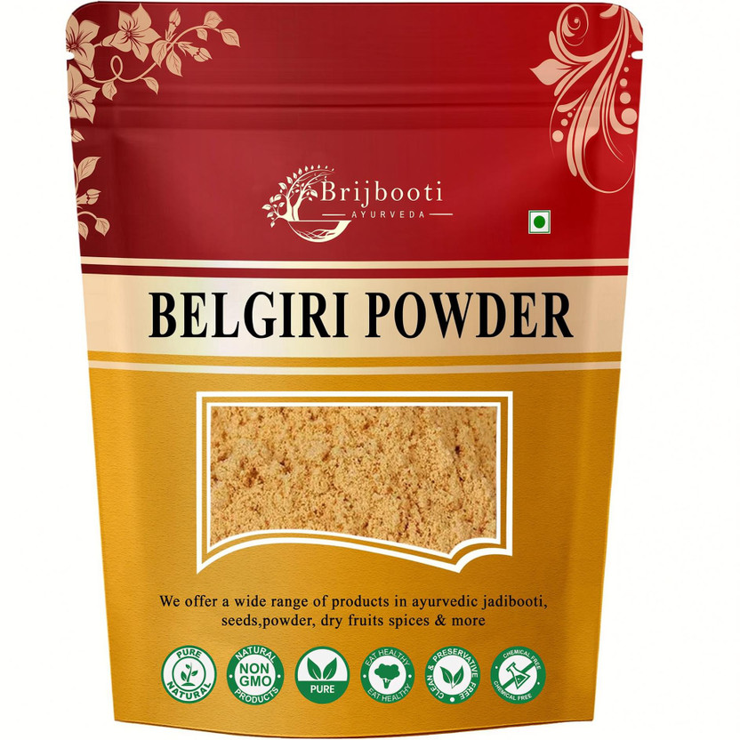BrijBooti Bel Giri Powder | Bealgiri | Dry Wood Apple For Digestive Health |(250 g)