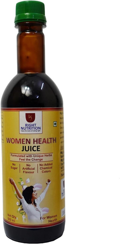 RIGHT NUTRITION Health Juice|Herbal Health Tonic for Women|No Added Sugar|Natural Ingredients(500 ml)