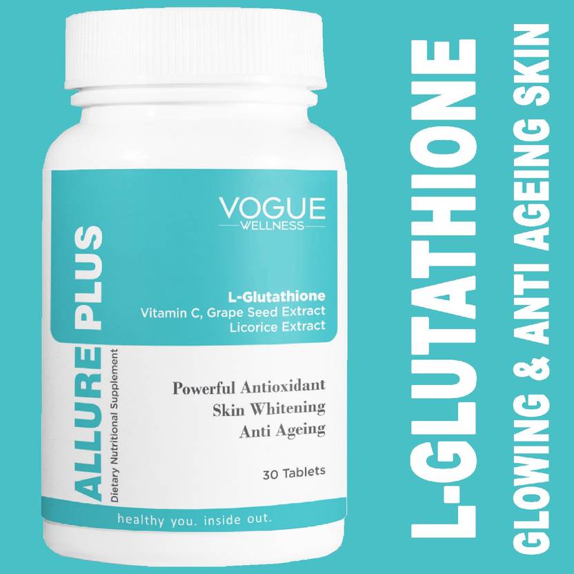 Vogue SKIN GLOW L GLUTATHIONE TABLETS FOR GLOWING SKIN, WHITENING SKIN