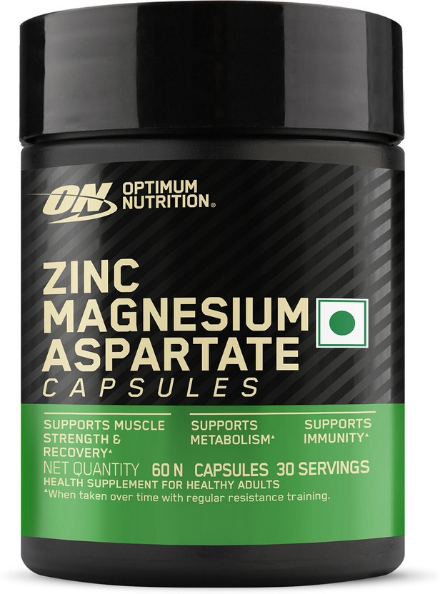 Optimum Nutrition Zinc Magnesium Aspartate (ZMA)(60 x 1 Capsules)