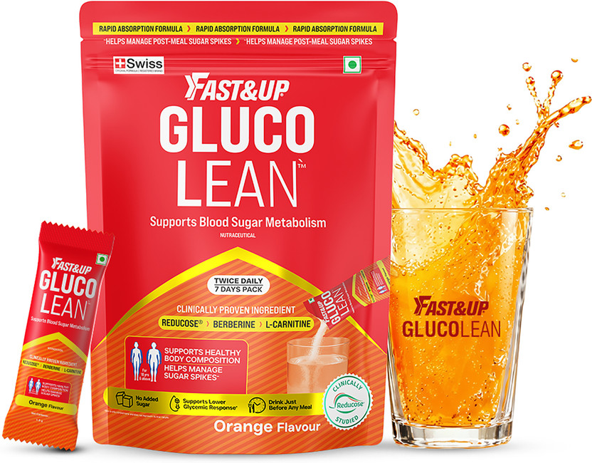 Flipkart FAST&UP Glucolean I Reduces Post-Meal Sugar Spikes & Prevents Fat Accumulation(14 No) - Flipkart Deal