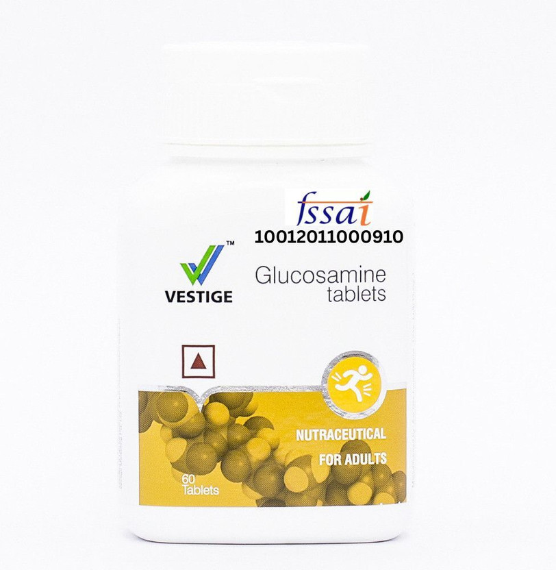 VESTlGE Glucosamine 100 tablets for Joints and Healthy Cartilage(100 Tablets)