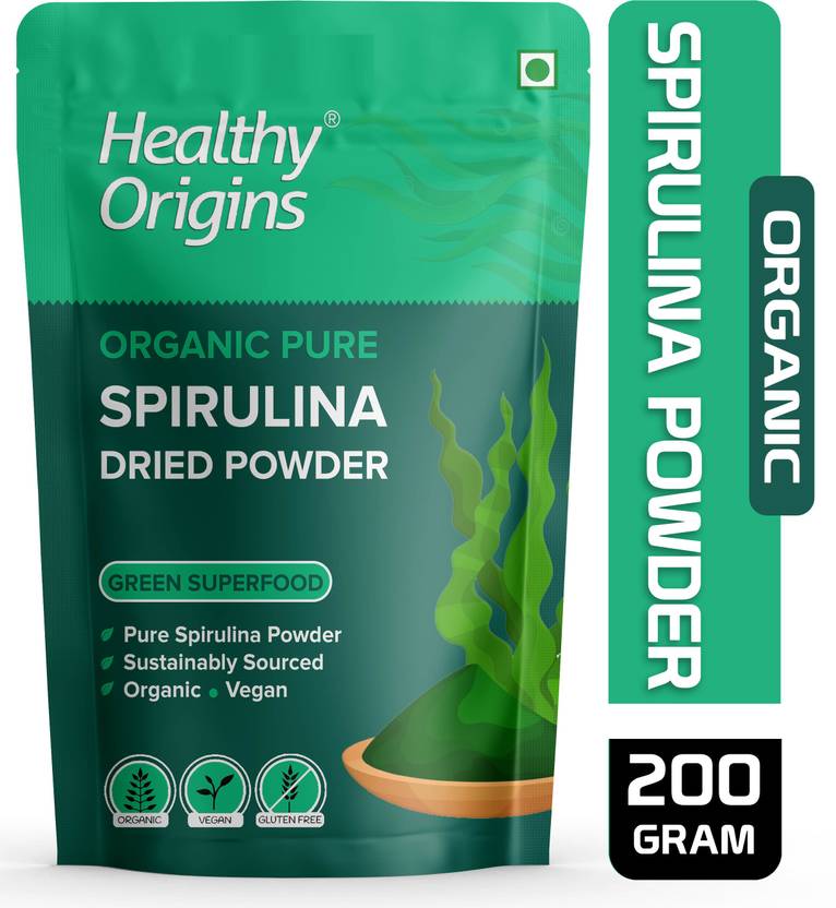 Healthy Origins Spirulina Powder for Immunity, Digestion & Skin Health