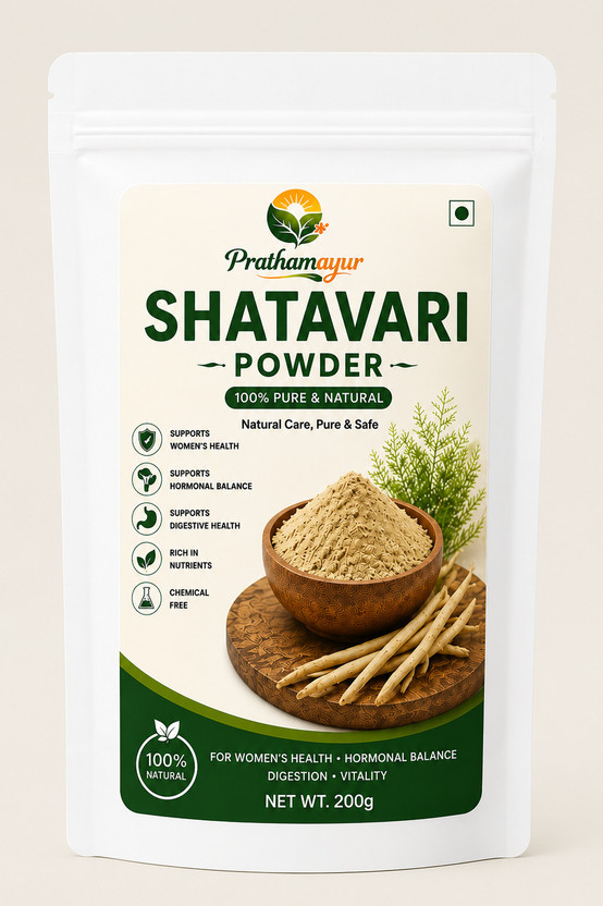 prathamayur Shatavari Powder Pure Herbal Powder for Women's Wellness(200 g)