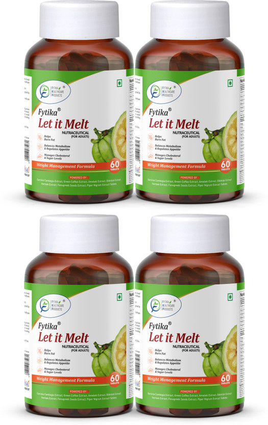 FYTIKA Let it Melt Weight Management Tablet For Men and Women (Pack of 4)(4 x 60 Tablets)