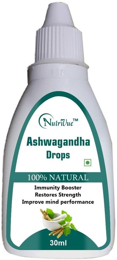 Nutrivue Ashwagandha Drop for Immunity Booster | Stress Relief (30ml)(30 ml)