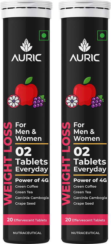 Auric Get Slim Effervescent Tablets(2 x 20 Tablets)