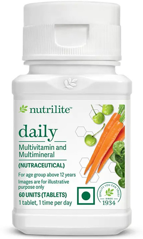 Amway Nutrilite Daily Multivitamin and Multimineral(60 Tablets)