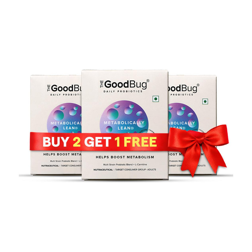 The Good Bug Metabolically Lean SuperGut | Weight Loss |Probiotics +L-Carnitine| Buy2Get1 |(3 x 15 No)