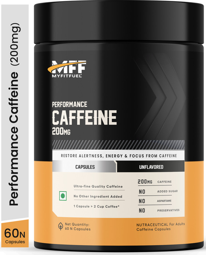 MyFitFuel MyFitFuel Performance Caffeine, (200mg), 60 Capsules(60 No) - Flipkart Deal