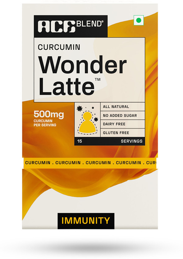 Ace Blend Curcumin WONDER LATTE Turmeric Extract(15 x 7 g)