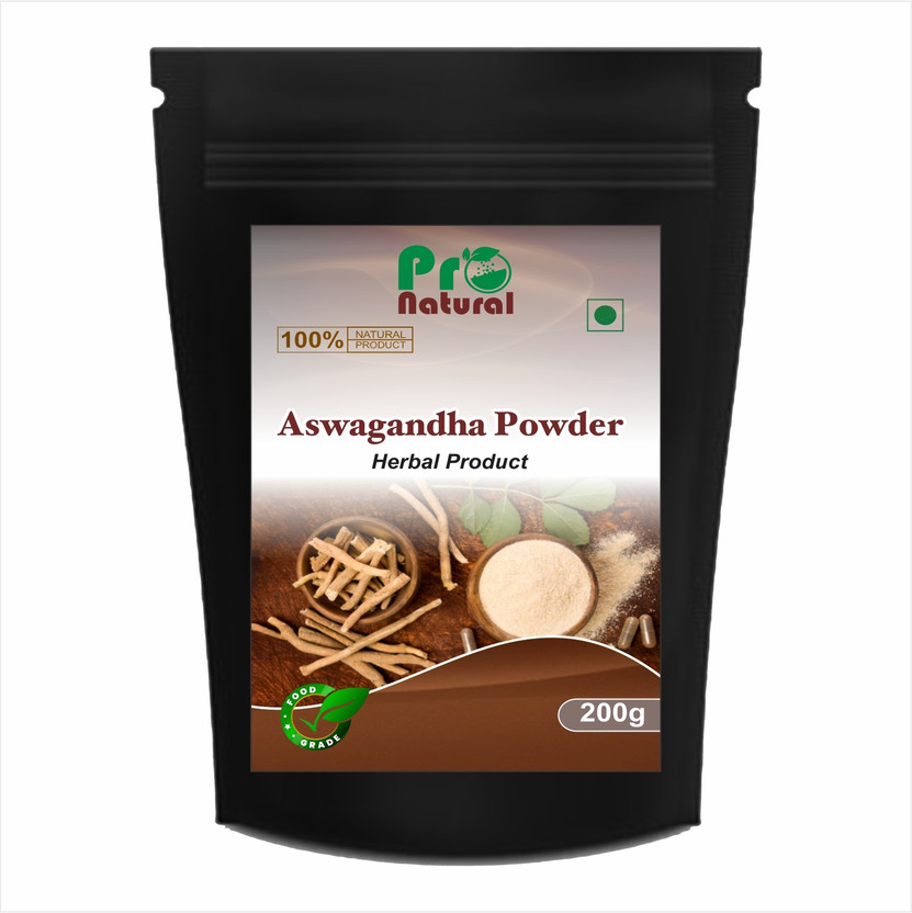 Pronatural Pronatural Herbal & Natural Ashwagandha Powder I Promotes Vitality & Strength(200 g) - Flipkart Deal