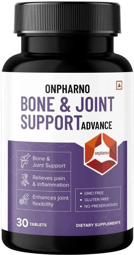 ONPHARNO Bone And Joint Support Advance - Native Collgen II, Calcium Citrate Malate etc.(30 Tablets)