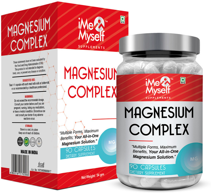 iMeMyself Magnesium Complex - 90 Caps(90 Capsules)