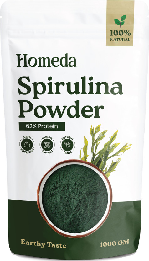 Shudh Shudh Online Spirulina Powder, 50g [Immunity, Health Supplement, Detox, 100% organic](1000 g) - Flipkart Deal
