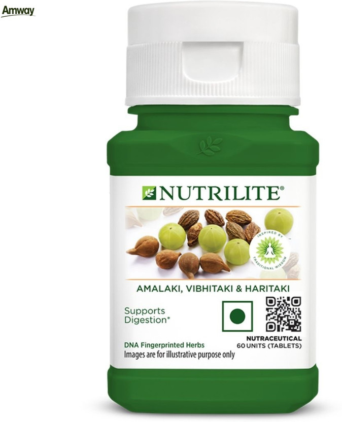 Amway Nutrilite Amalaki Vibhitaki Haritaki – Holistic Wellness Herb Blend(60 Tablets)