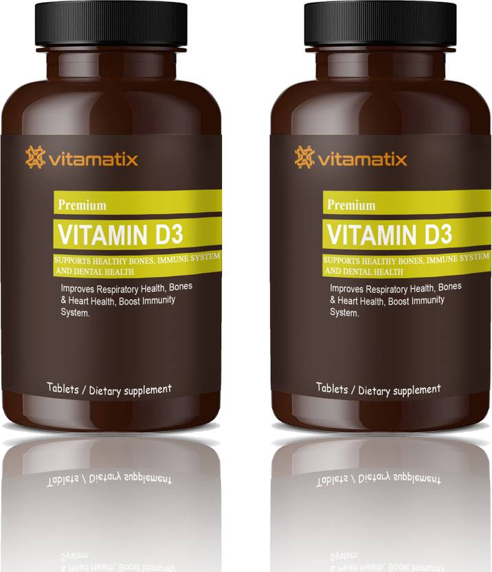 Vitamatix Plant Based Vitamin D3 K2 MK7 Supplement Veg (D274) Price in
