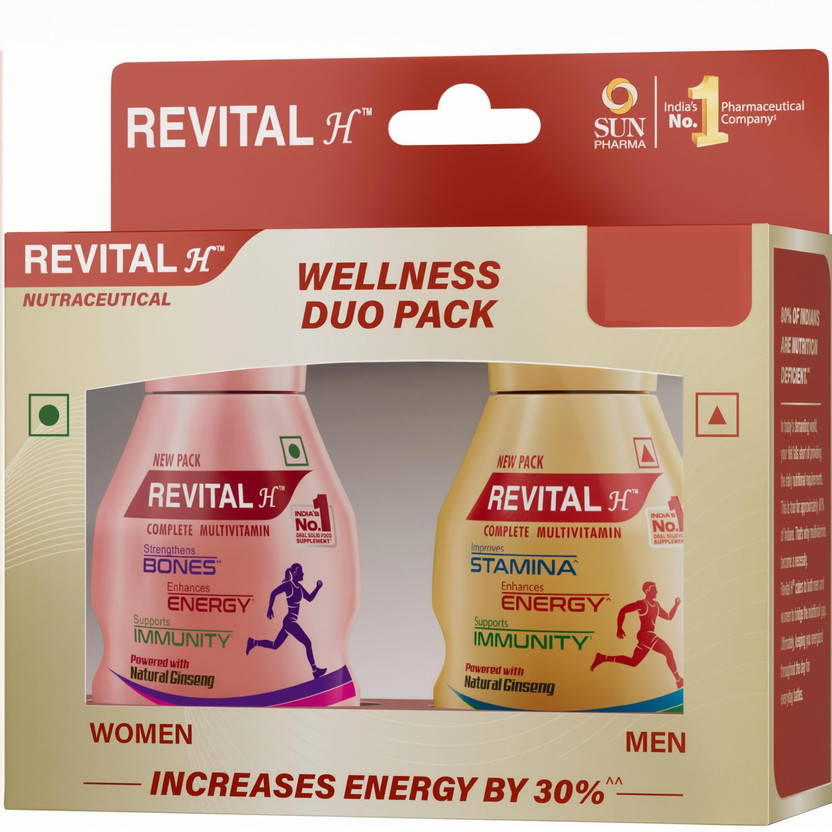 Revital H Wellness Duo Pack(60 Tablets)