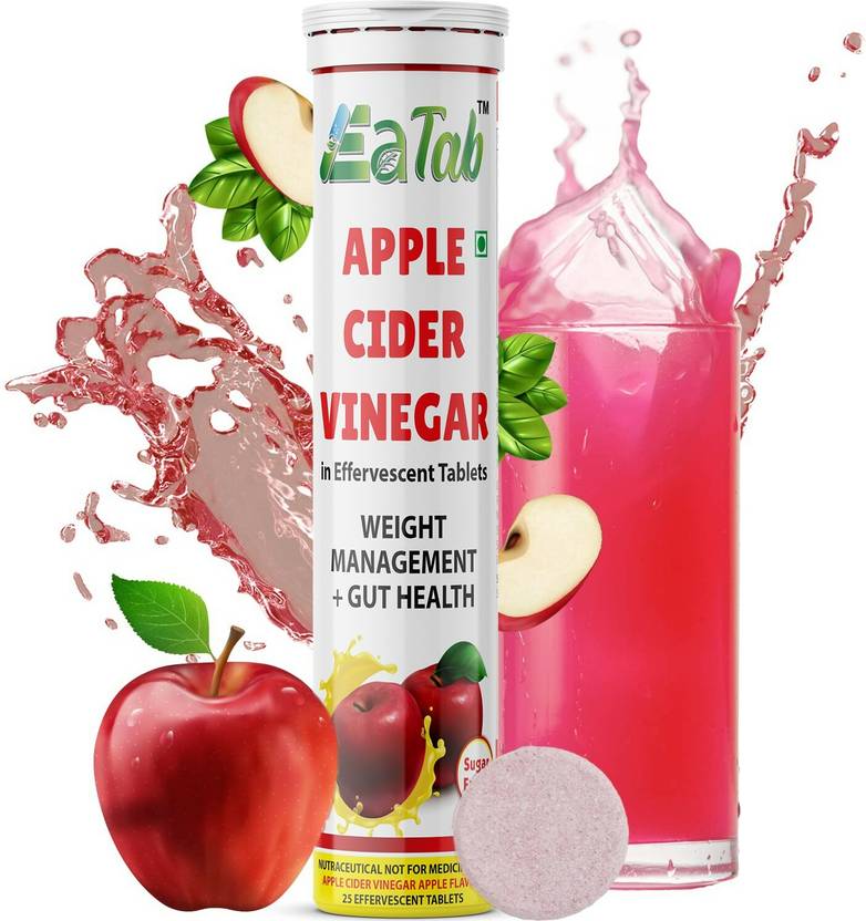 Ea Tab Apple Cider Vinegar Tablets vitamin B12 No added Sugar 100