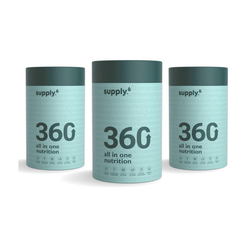 Supply6 Supply6 360 | All in one Nutrition | Gut health | Organic Superfoods | No added sugar(3 x 150 g) - Flipkart Deal