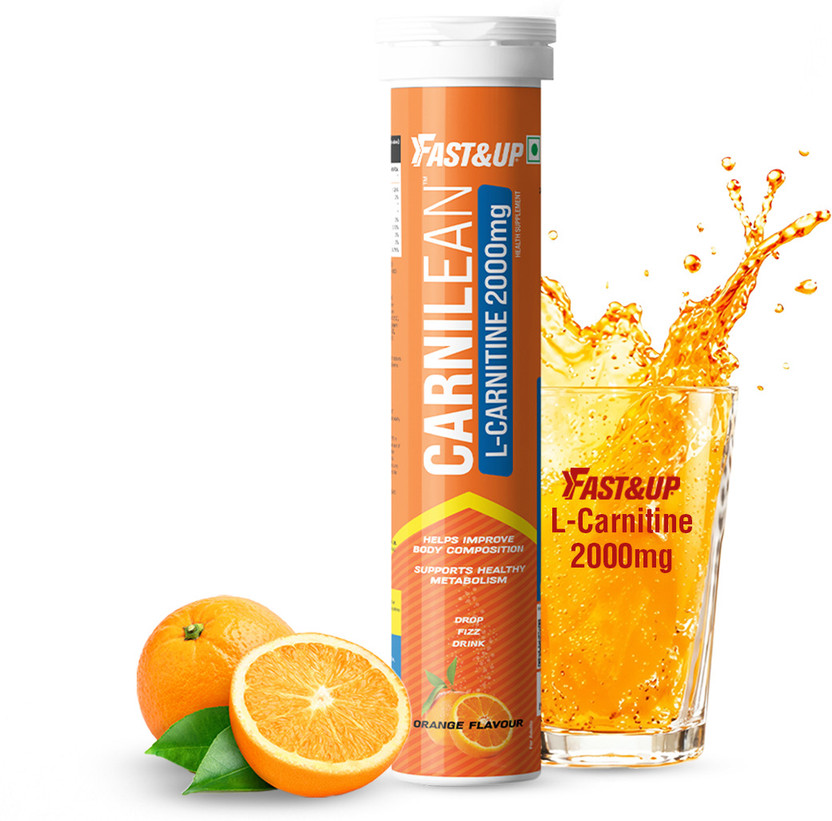 FAST&UP L-Carnitine Lean Body - 2000 mg Carnipure TM, Helps Convert Fat into Energy(20 Tablets)