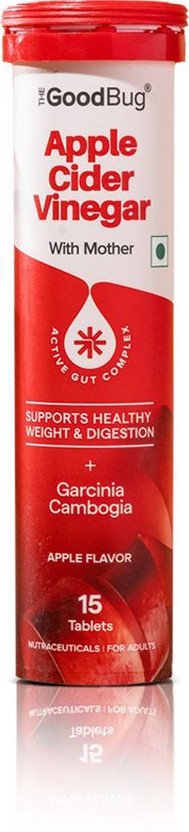 Apple The Good Bug Apple Cider Vinegar To Control Cravings & Weight loss - Effervescent(15 Tablets) - Flipkart Deal