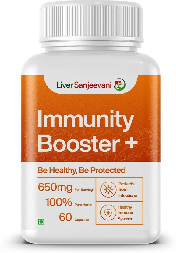 Liver Sanjeevani Natural Immunity Booster Capsule for Men & Women Blended with Amla, Giloy, Tulsi(30 Tablets)