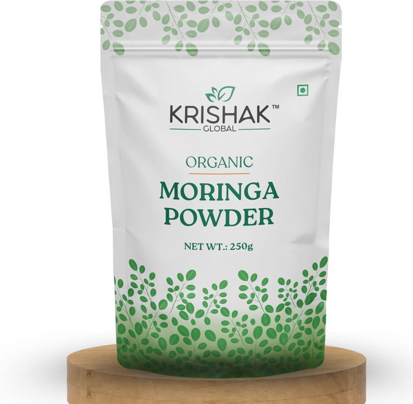 Krishak Krishak Organic Moringa Powder | Good For Weight Loss, Immunity booster, Skin & Hair(250 g) - Flipkart Deal