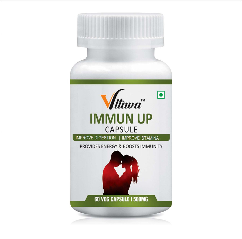 V Vltava Immun-Up Herbal Formula-Ayurvedic Immunity Booster for Better Health(60 Capsules)