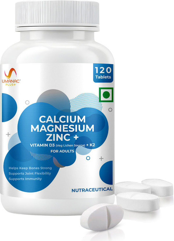 Umanac Plus Calcium Magnesium Zinc- 120 Capsules(120 Capsules)