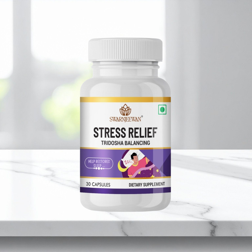 Swarnjeewan Swarnjeewan Stress Relief Capsules for Anxiety & Better Sleep(30 Capsules) - Flipkart Deal