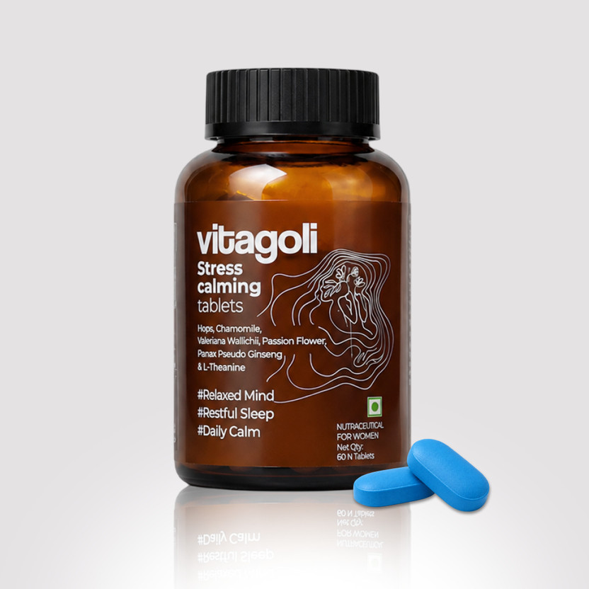 vitagoli vitagoli Stress Management with Hops extract & more for overall mood balance(60 Tablets) - Flipkart Deal