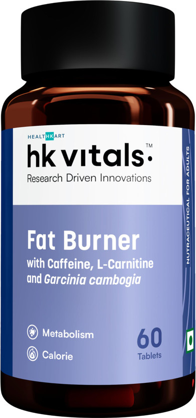 HEALTHKART HK Vitals Fat Burner, Supports Weight Management & Fuels Metabolism(60 Tablets)