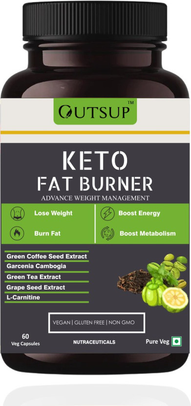 OUTSUP Keto Fat Burner Natural Weight Loss Supplement for Men & Women(60 Capsules)